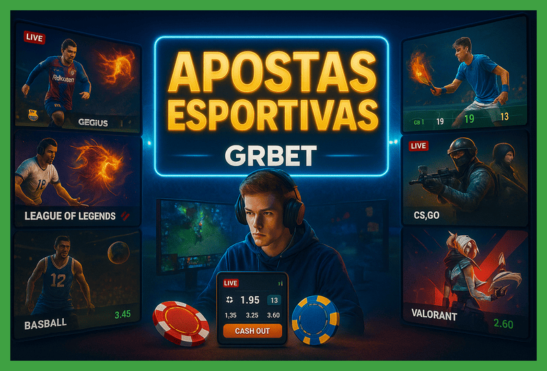 Apostas esportivas no cassino online GRBET